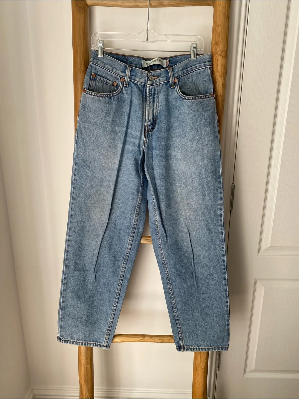 Levis Jeans Mens 30x30 Blue Comfort Fit 560 Relaxed Tapered Denim Baggy Skater